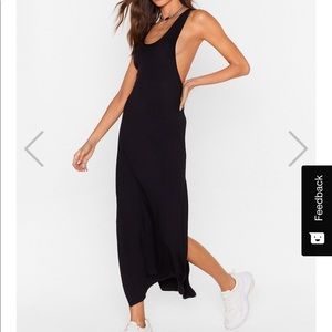 Nasty Gal my ride or side midi dress size 6
